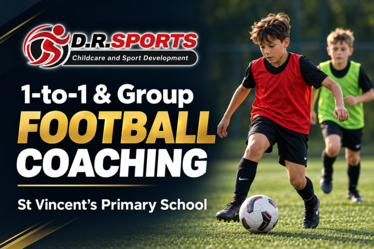 D.R Sports 1-to-1 and group football coaching at St Vincent’s Primary School